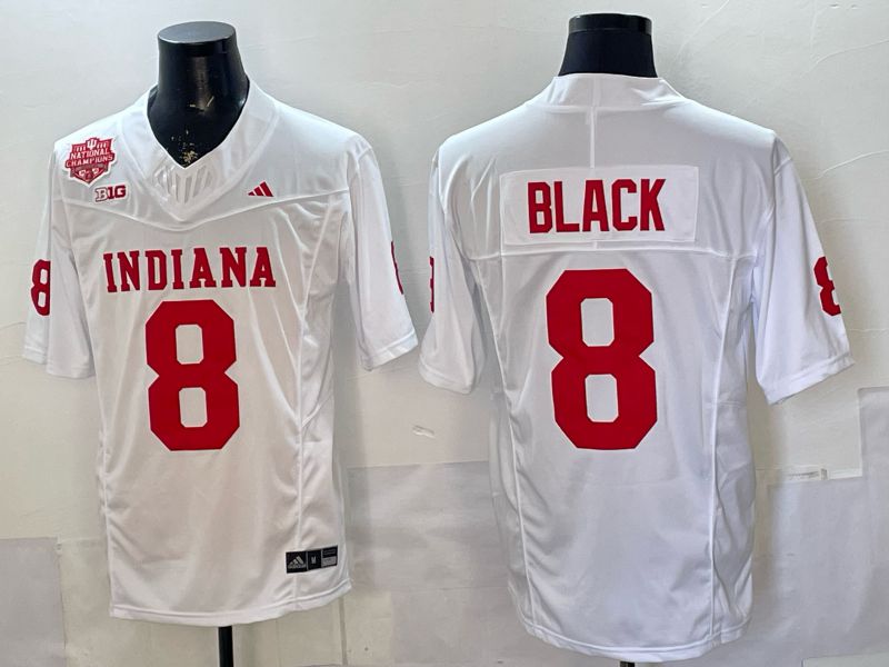 Men 2026 Ohio State Buckeyes #8 Black White 3th generations Limited NCAA Jersey 06->ncaa teams->NCAA Jersey